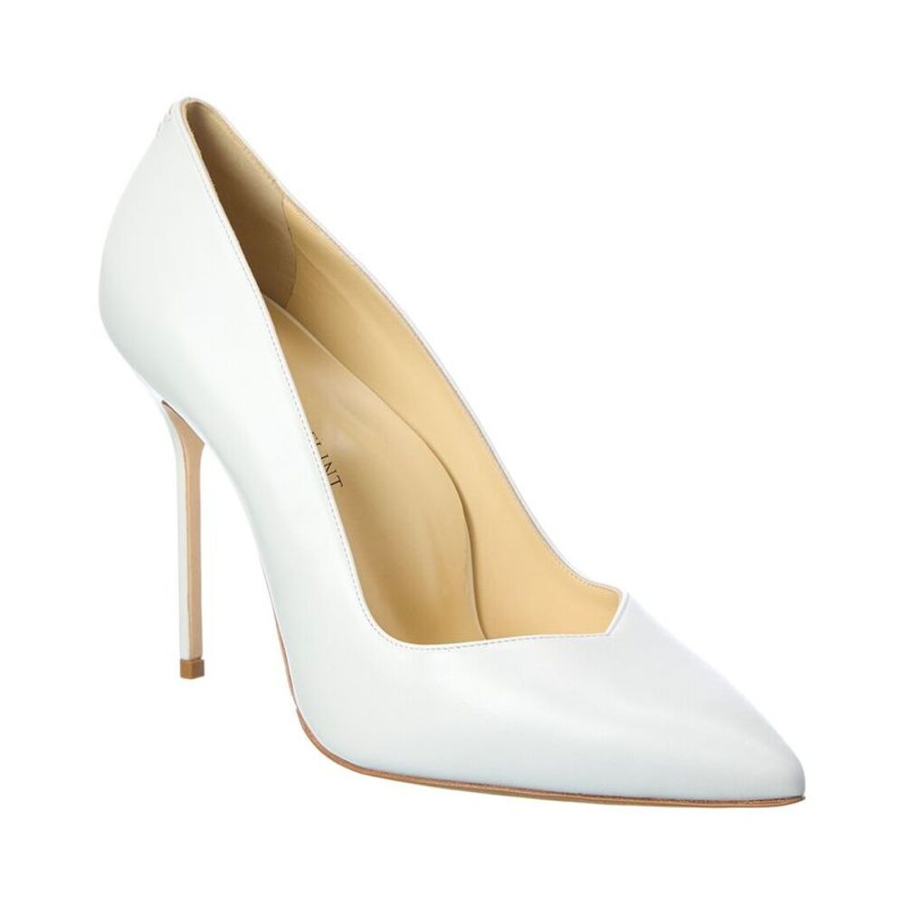 Sarah Flint Leather Pump, White